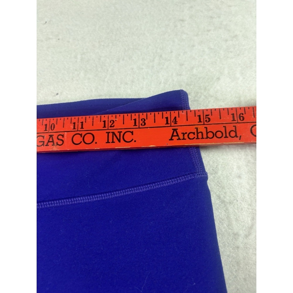 FABLETICS Cobalt Royal Blue Cropped Leggings 19" Size Med Activewear Yoga - Picture 2 of 7